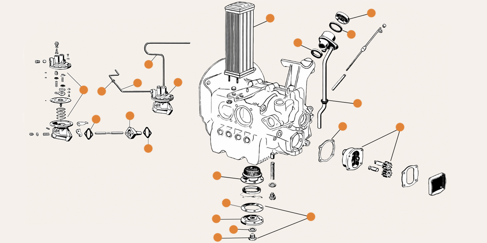 Engine & Exhaust 25/30hp