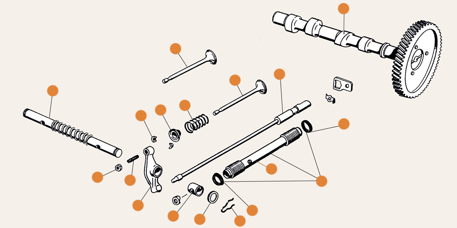 Engine & Exhaust 25/30hp