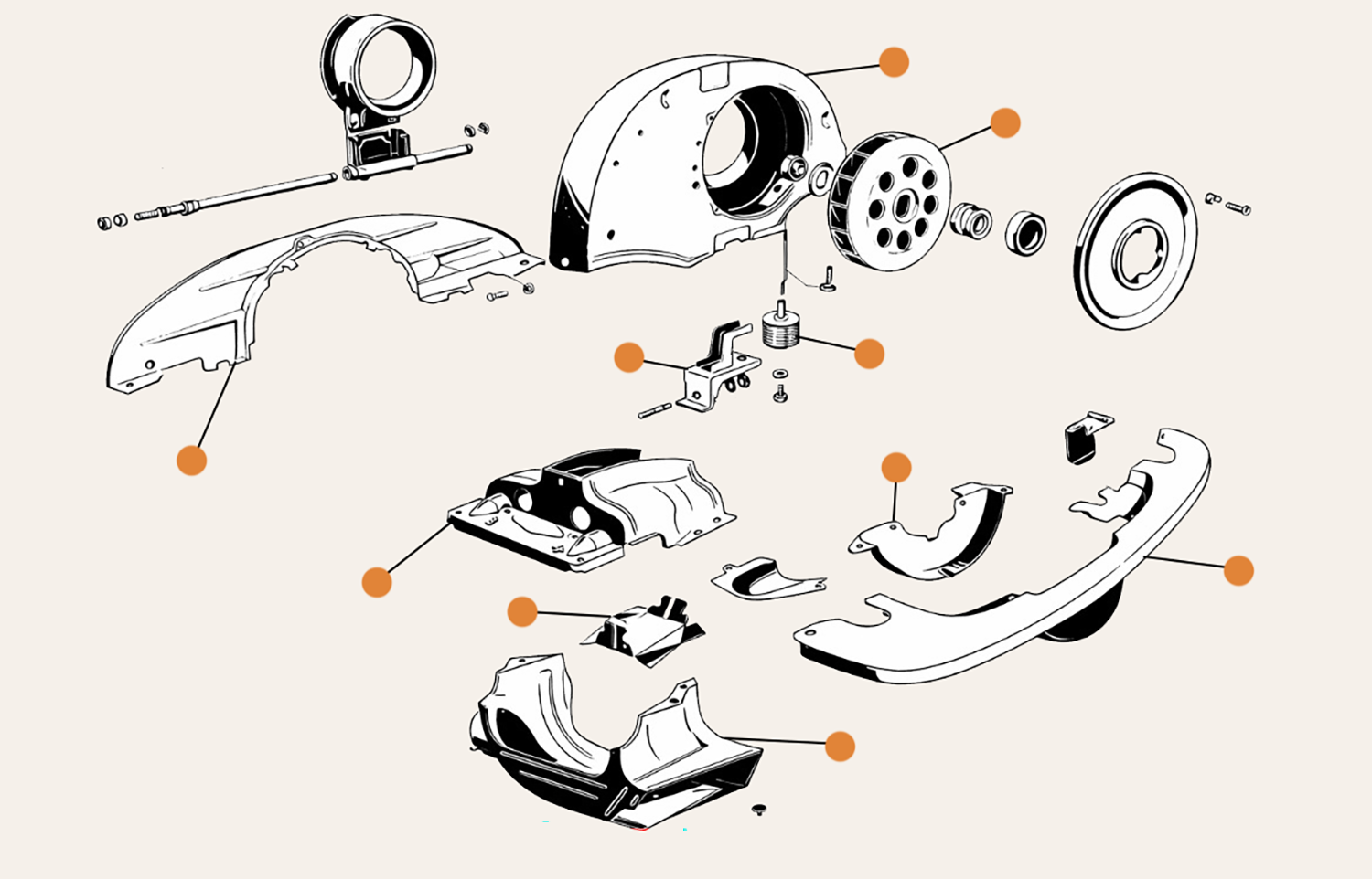 Engine Tinware Parts 25/30hp