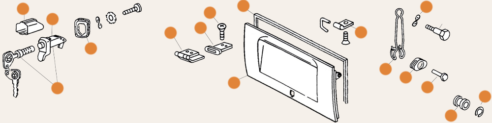 VWB Engine Lid Parts