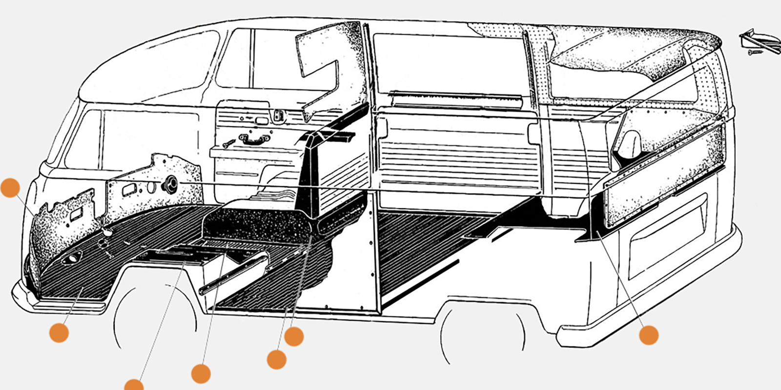 Baywindow Interior Trim Upholstery & Seat Parts