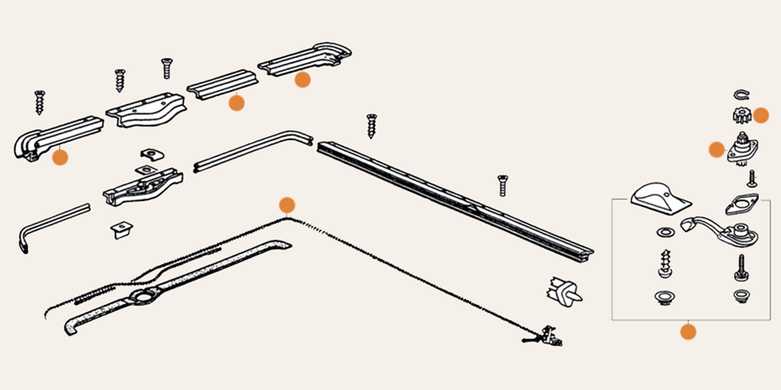 Type 25 Sunroof Parts & Pop Top Parts