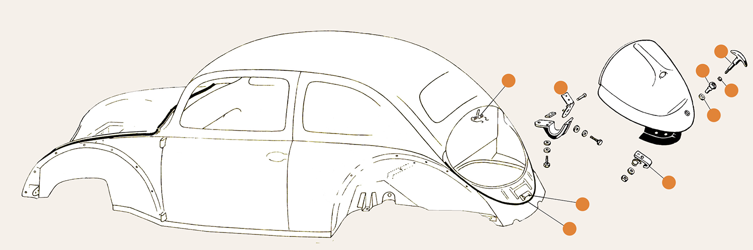 Beetle Boot/Engine Lid Parts
