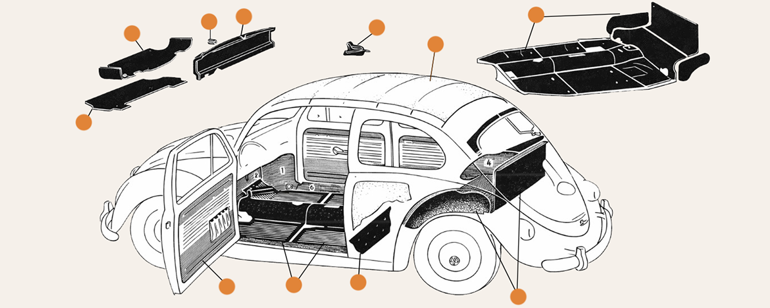 Beetle Headliners Door Cards & Trunk Liners