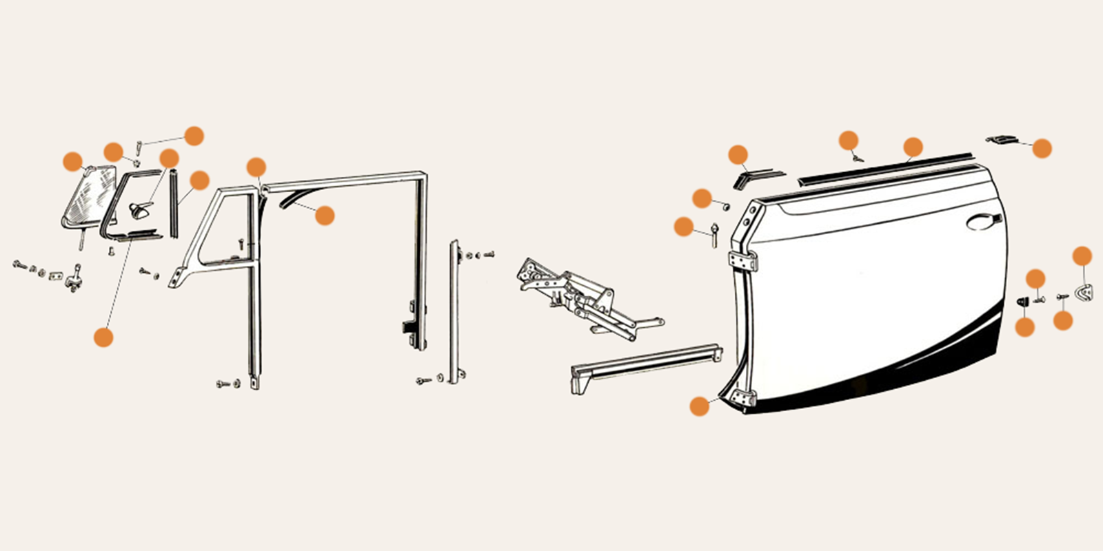Beetle Door Bonnet Boot Lid Wings & Body Parts