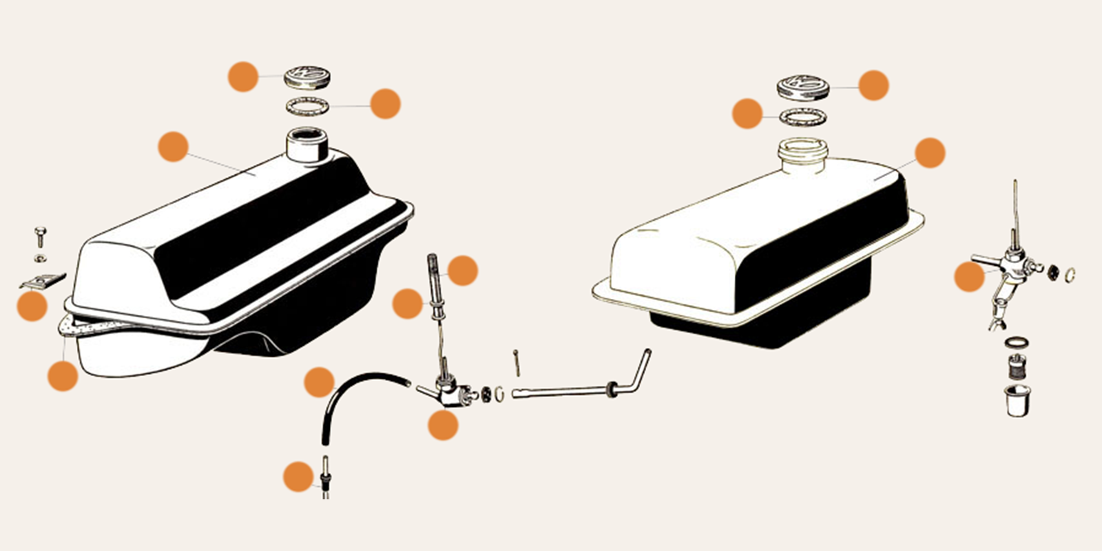 Beetle Fuel Tank Parts