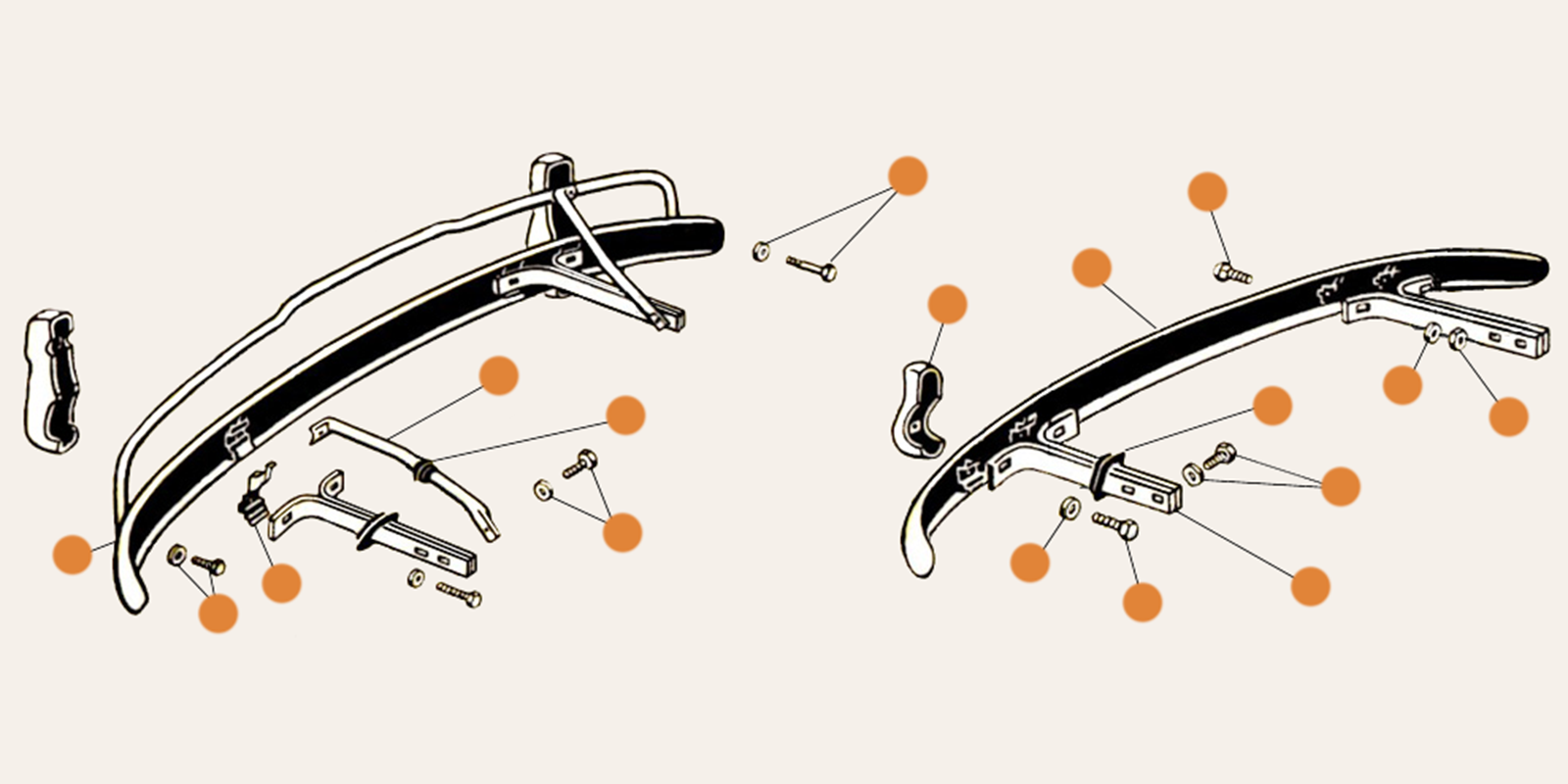 Beetle Front & Rear Bumper Parts