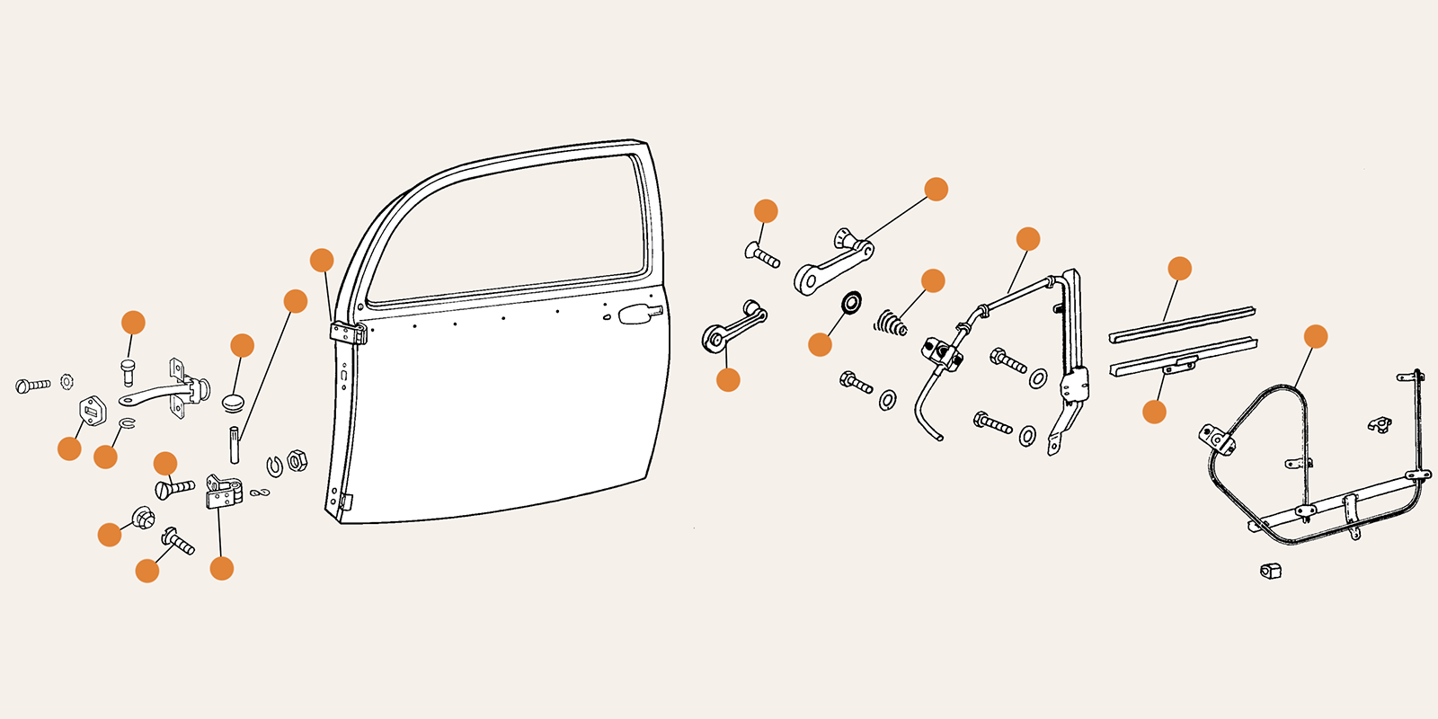 Beetle Door Bonnet Boot Lid Wings & Body Parts