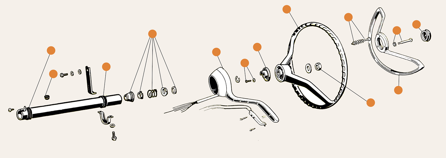 Beetle Steering Wheel & Indicator Unit Parts