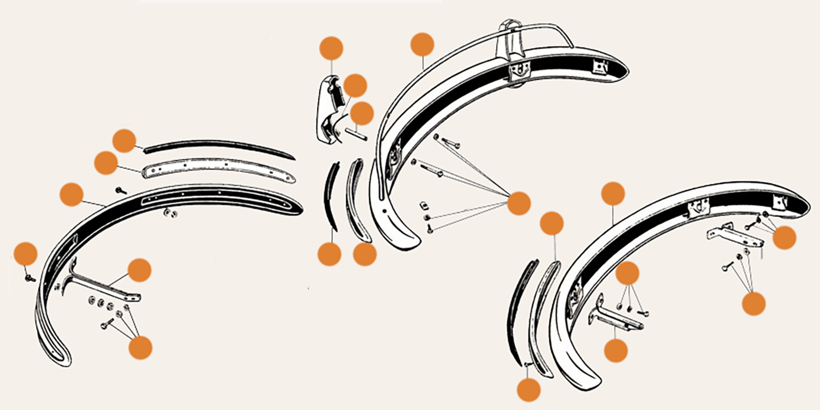 Splitscreen Front & Rear Bumper Parts