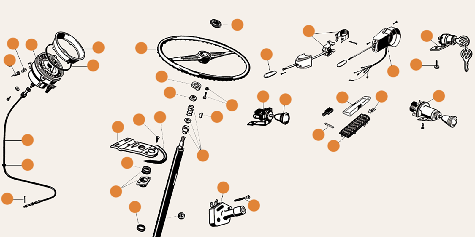 Splitscreen Interior Parts