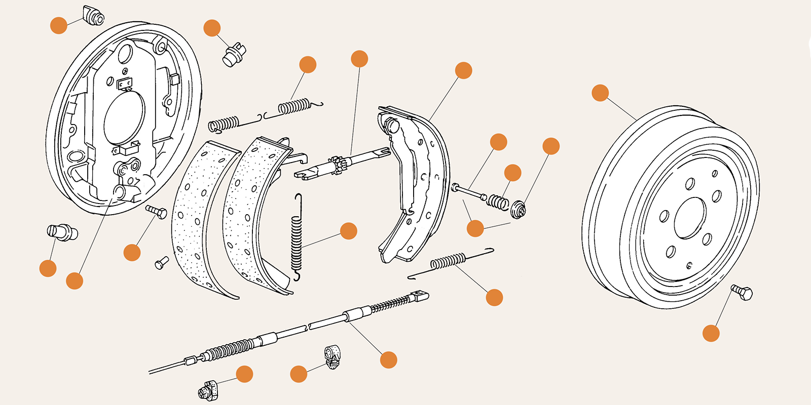 Type 25 Brakes & Wheel Parts
