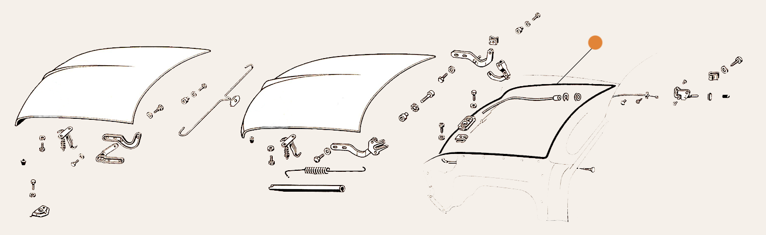 Bonnet And Boot Parts