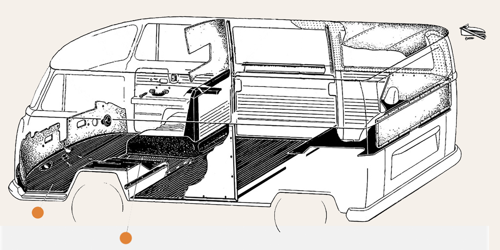 Baywindow Interior Trim Upholstery & Seat Parts
