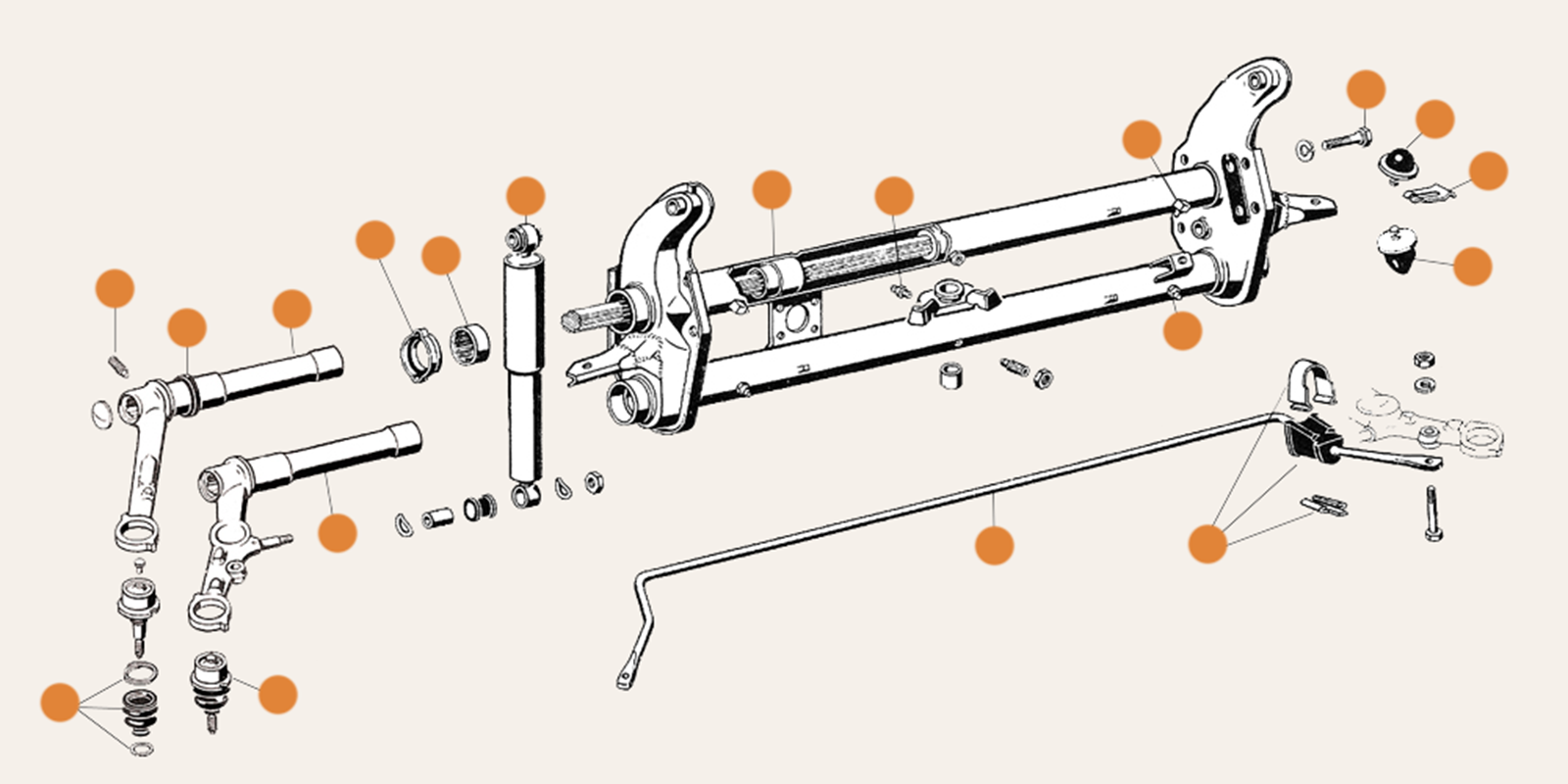 Baywindow Front & Rear Axle Parts