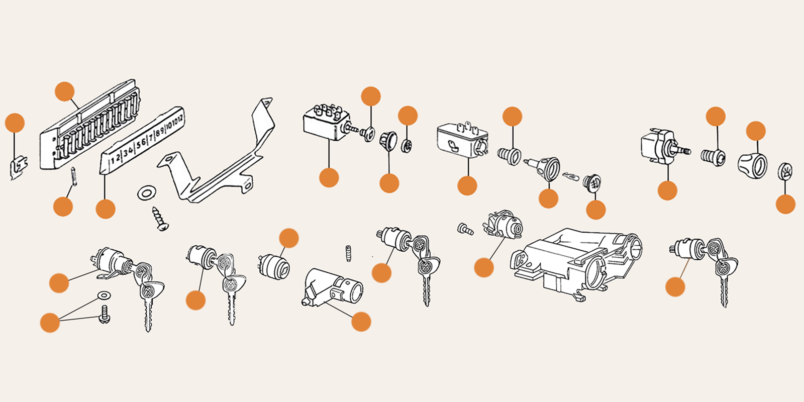Beetle Interior Parts