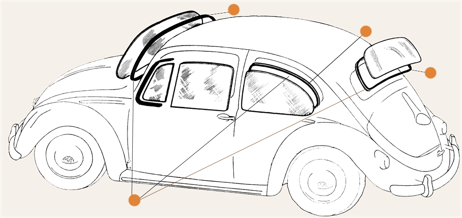 Beetle Deluxe Window Seals For Inserts