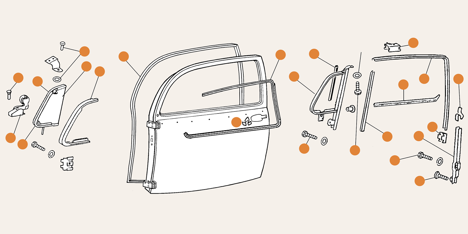 Beetle Door Bonnet Boot Lid Wings & Body Parts