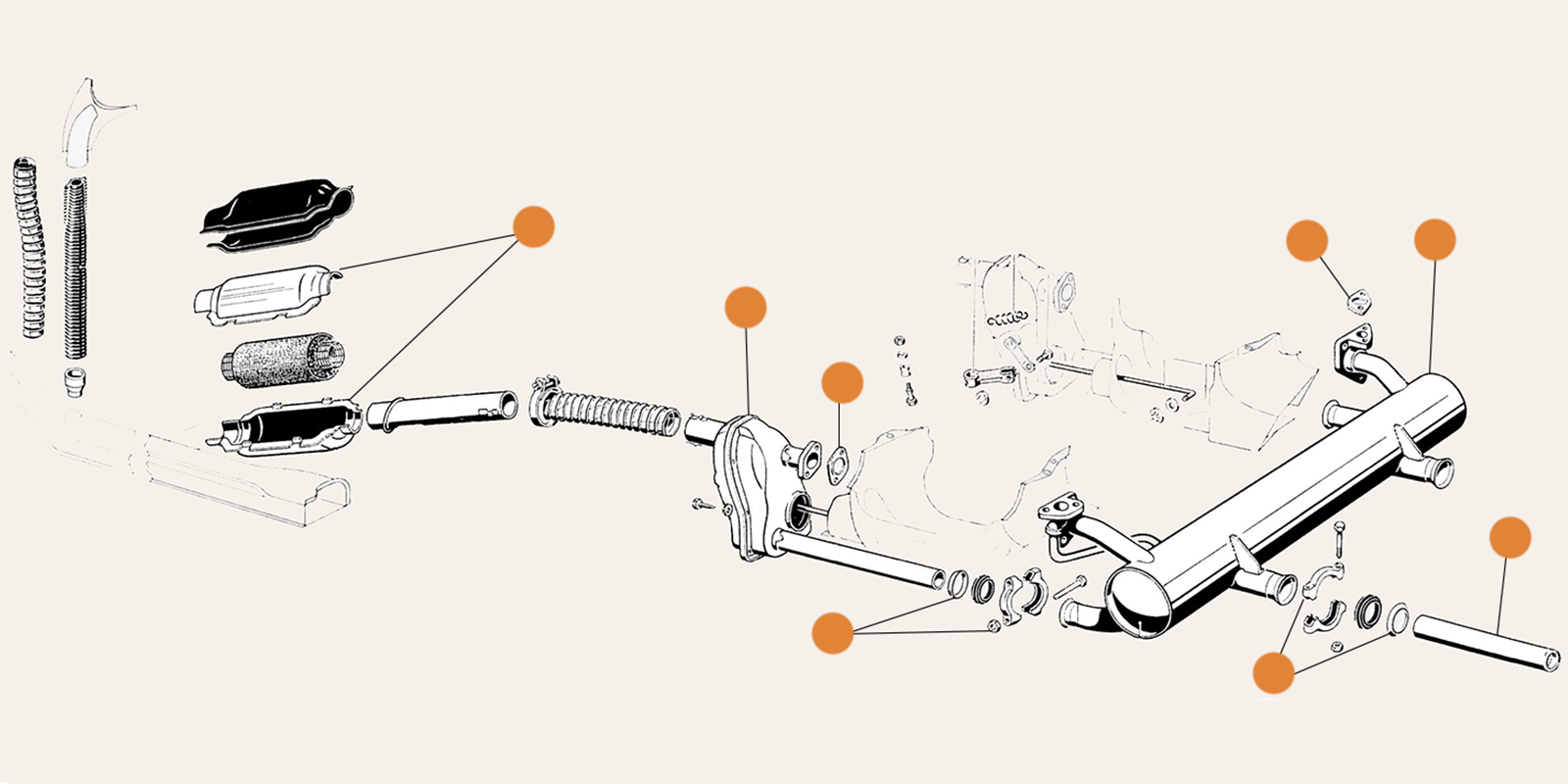 Engine & Exhaust 25/30hp