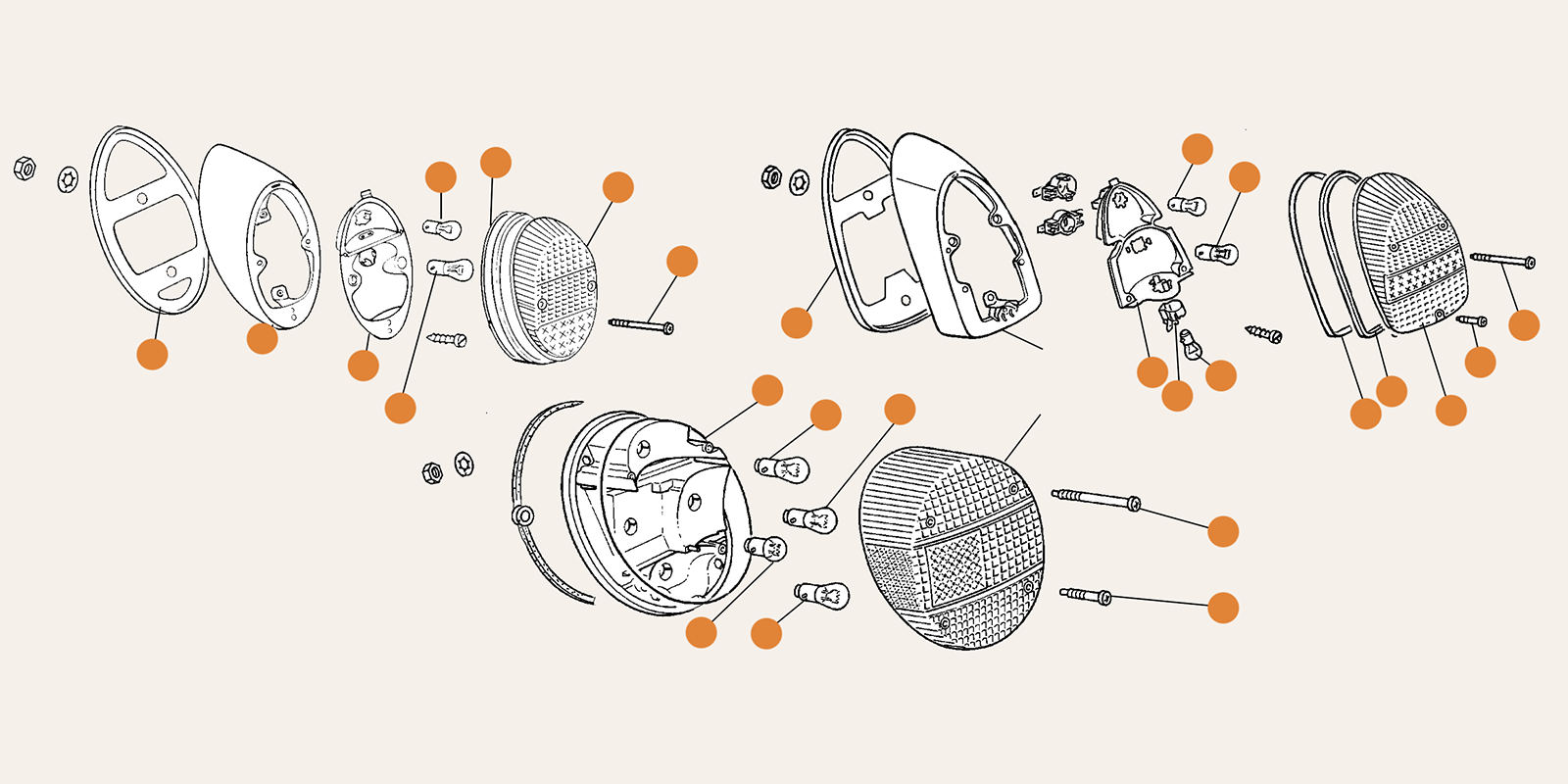 Beetle Lights & Lenses