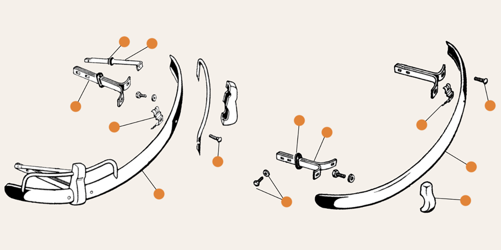 Beetle Front & Rear Bumper Parts