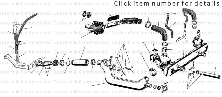 Beetle & Ghia Heat Exchanger & Exhaust Parts