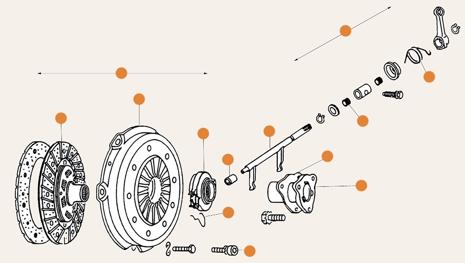 Splitscreen Clutch & Clutch Operating Parts