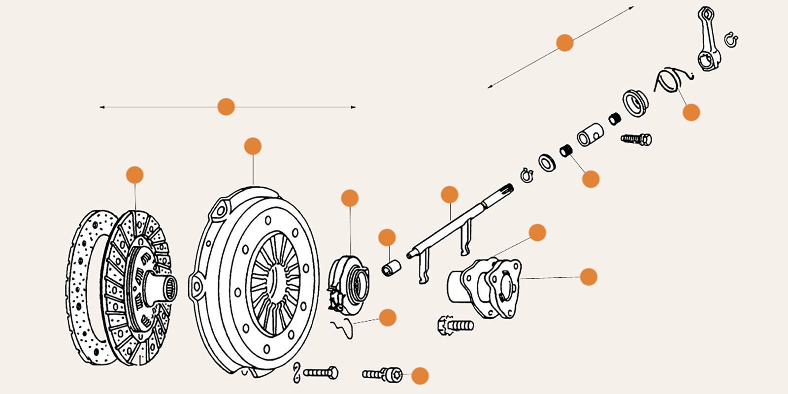 Type 25 Gearbox & Clutch Parts