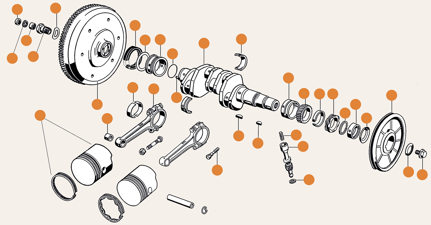 Crankshaft & Flywheel Parts