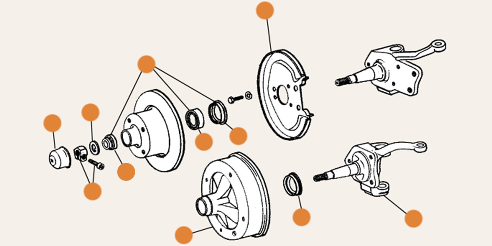 Beetle Brakes & Wheel Parts