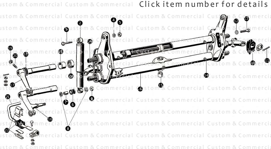 Splitscreen Front Axle Parts