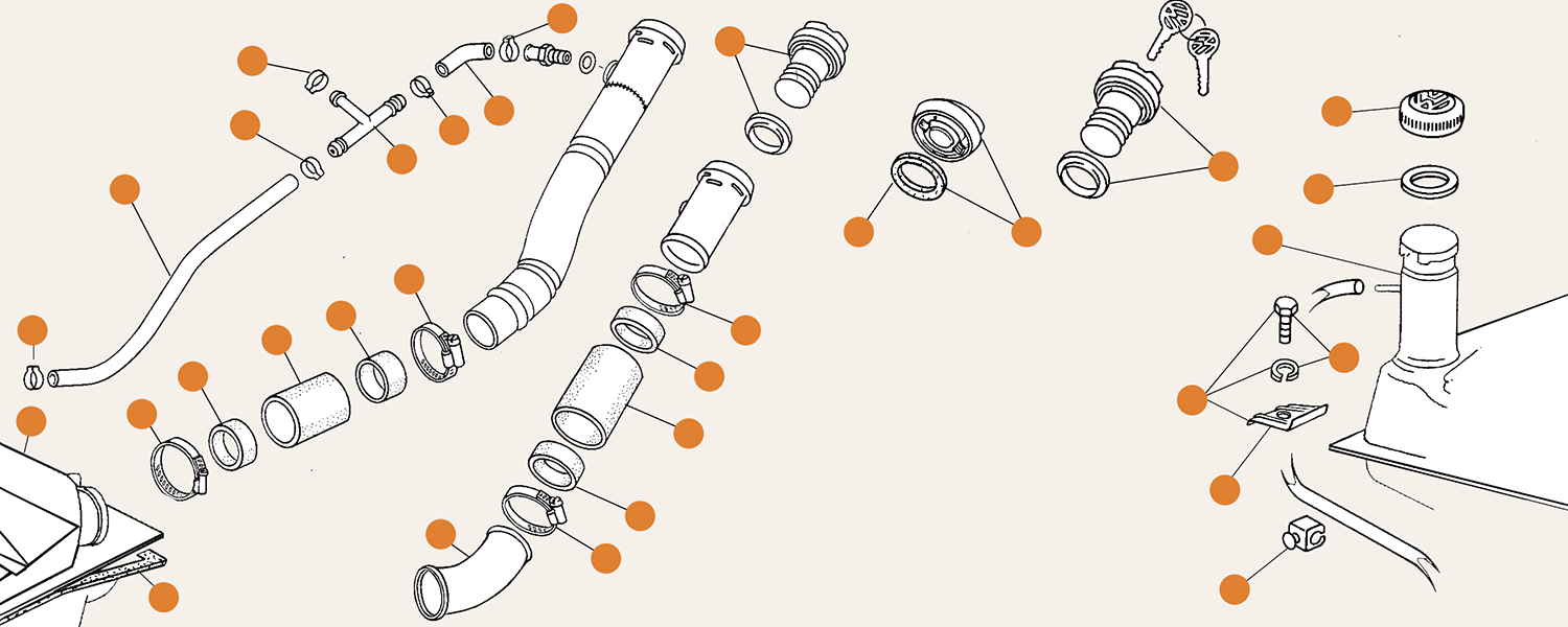 Beetle Late Fuel Tank Parts