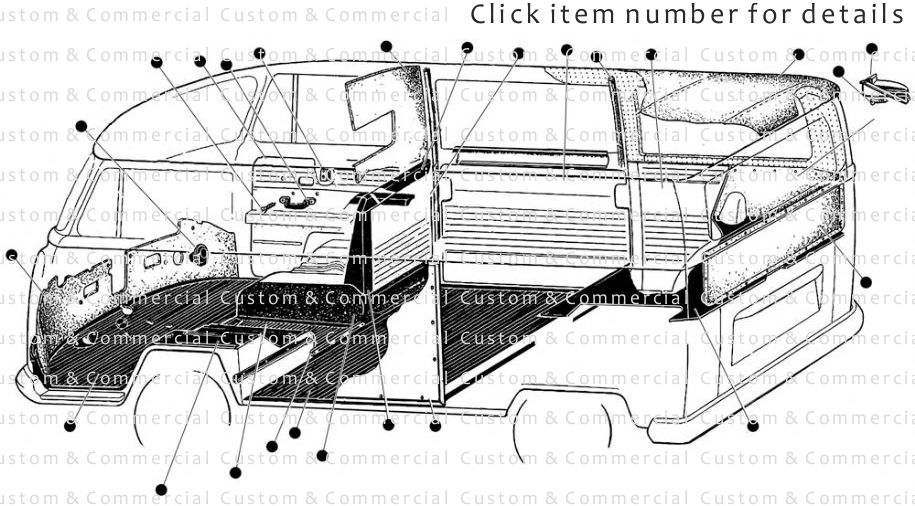 Baywindow OEM Quality Headliners & Headliner Trim Parts