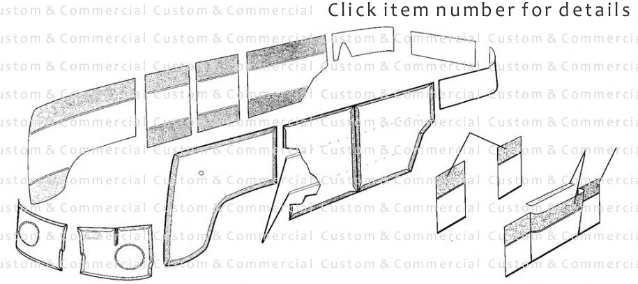 Splitscreen OEM Quality Door Card Sets & Interior Chrome Trim