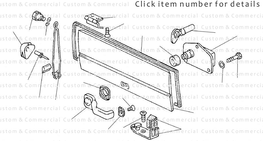 T25 Pick Up Locker Door Parts
