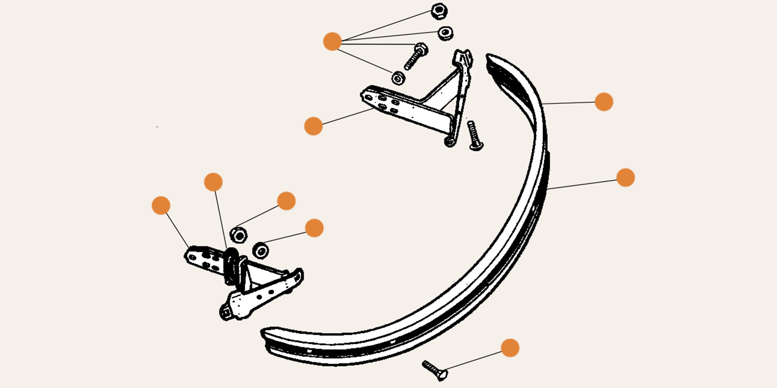 Beetle Front & Rear Bumper Parts