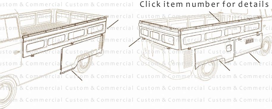 Single cab Full Side Panels Rear Wheel Arches & Repairs