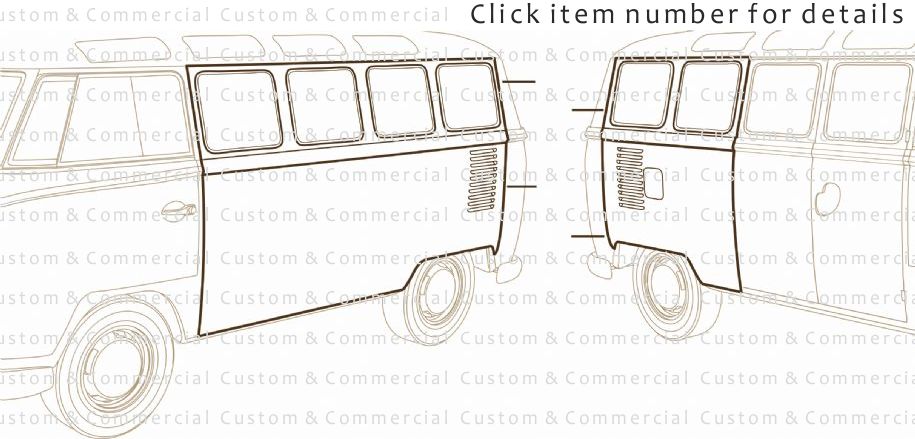 Complete Lower Side Panels & Inner Panel Reinforcements