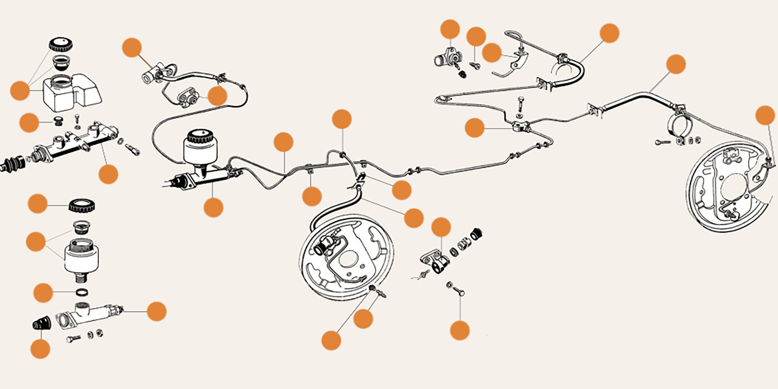 Brazilian Splitscreen Brakes & Wheel Parts