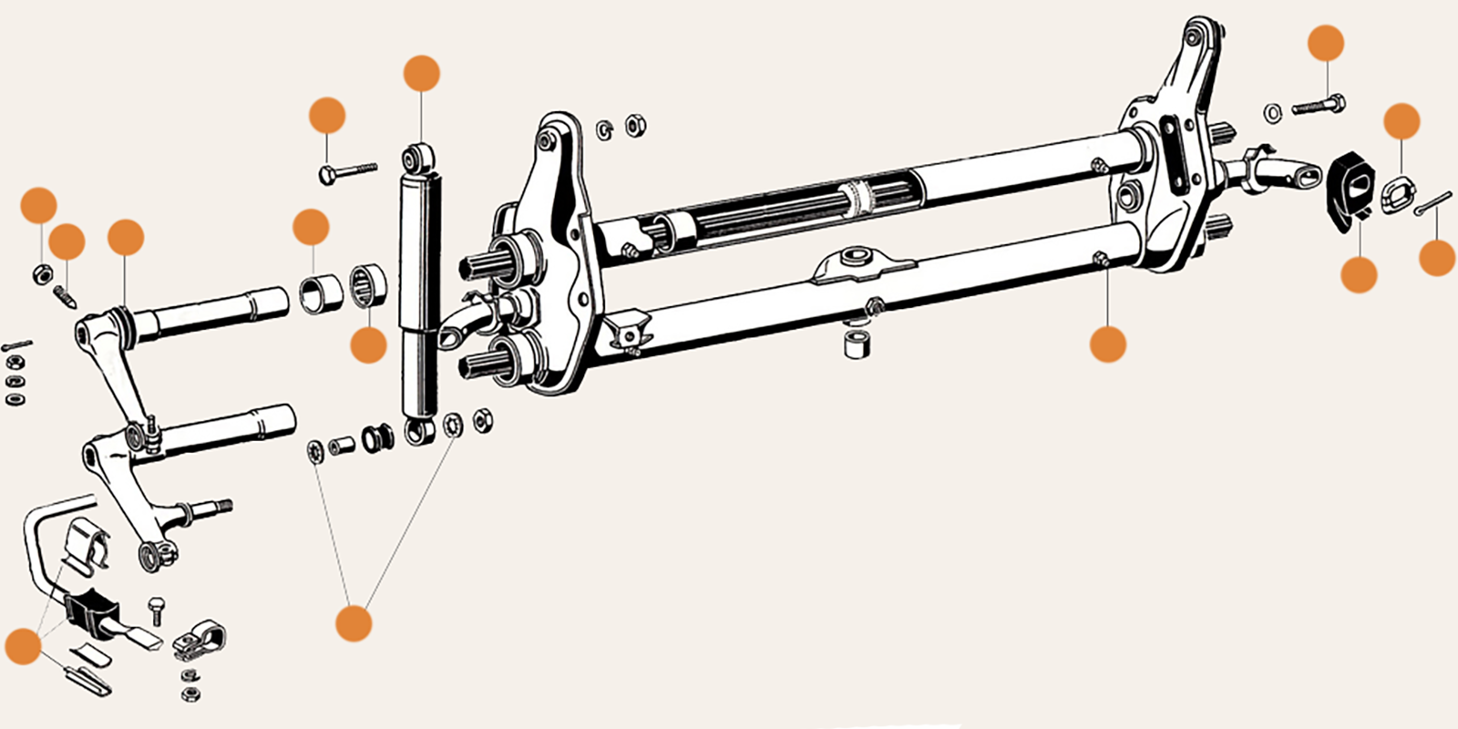 Splitscreen Front & Rear Axle Parts
