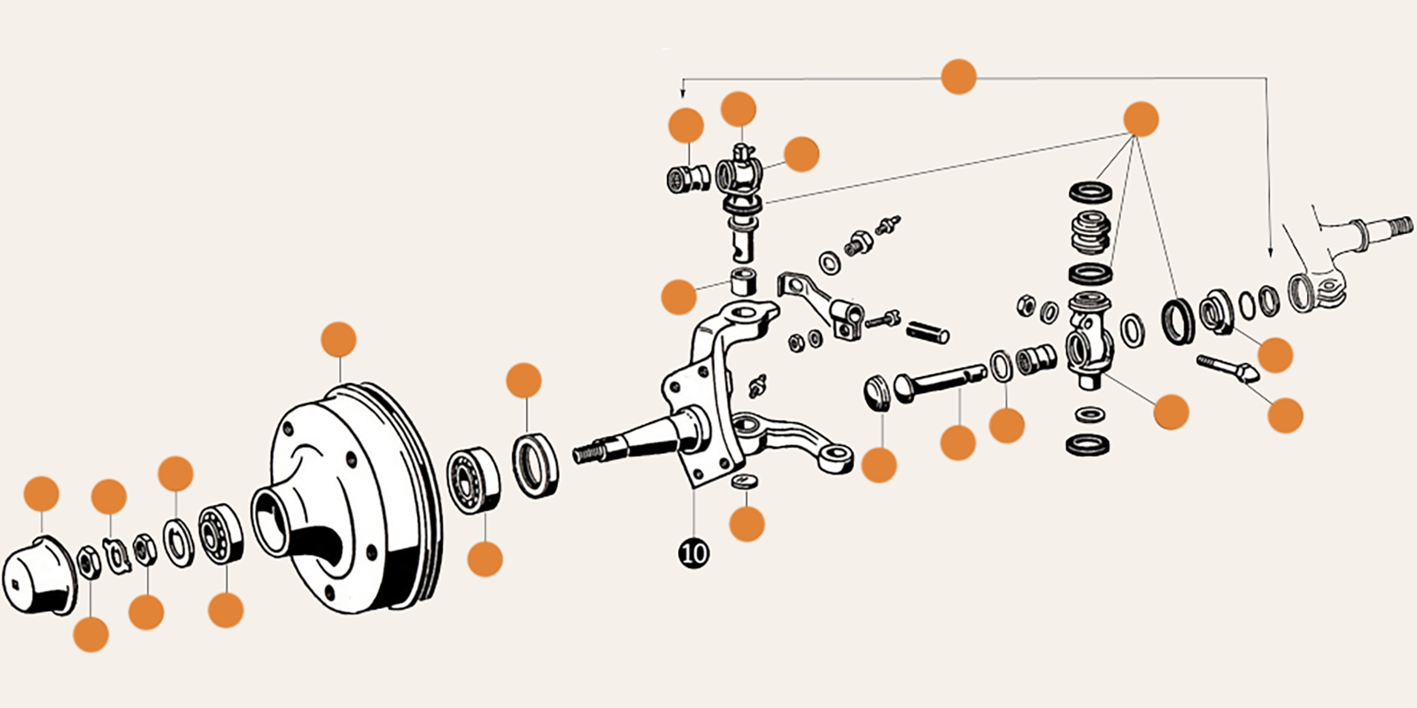Splitscreen Front & Rear Axle Parts