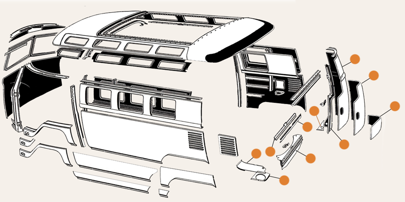 Splitscreen Bus Repair Panels