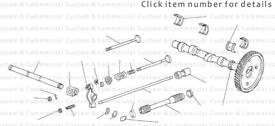 Camshafts & Valve Train 1600cc CT Engine