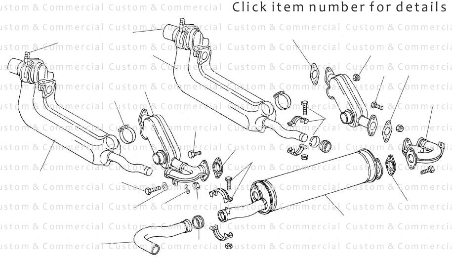 Heat Exchangers & Exhaust Parts 1600cc Aircooled CT Engine
