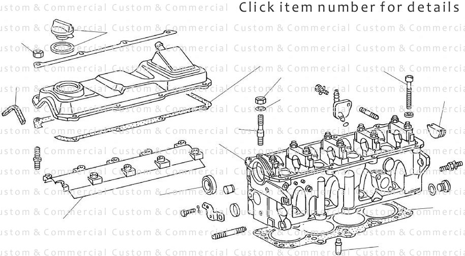 Watercooled Diesel Cylinder Head Parts