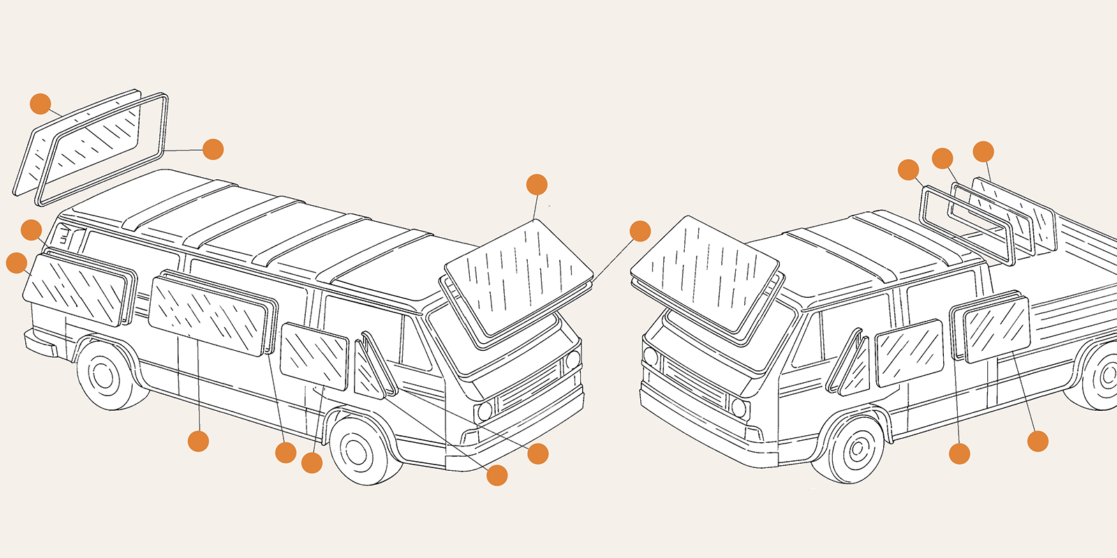 Type 25 Window Parts