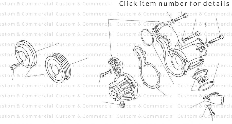 T4 Diesel Engine Cooling Pump 1.9-2.0ltr  4-cylinder AAC ABL