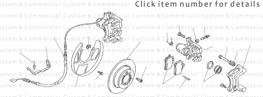 T4 Rear Brake Disc Parts