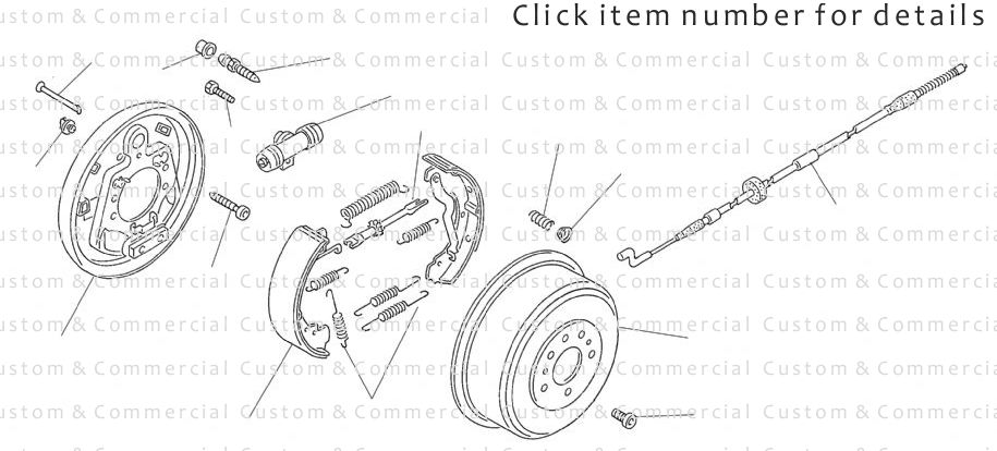 T4 Rear Bake Drum Parts