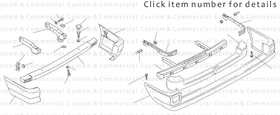T4 Rear Bumpers & Bumper Parts